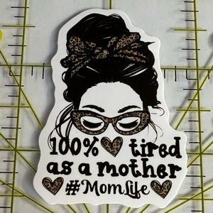 •Brand New• Mom Life Aesthetic Waterproof Sticker